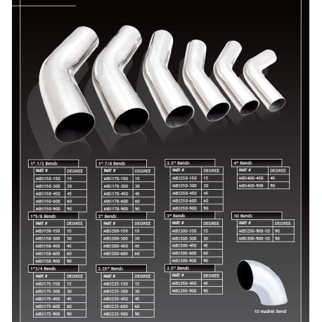 Stainless Steel Pipes and reducers Stainless steel pipe - elbow 60°, 76mm | races-shop.com
