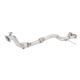 Down pipes and dump pipes 3" Downpipe with High-Flow Catalytic Converter (track only) for FORD MUSTANG 2014-2017 ECOBOOST | races-shop.com