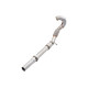 Down pipes and dump pipes 3" Downpipe with High-Flow Catalytic Converter (track only) for VOLKSWAGEN GOLF 2013-2020 GTI MK 7 & 7.5 | races-shop.com