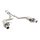  XFORCE exhaust systems XForce 3" Cat-Back System + Round Varex Mufflers for FORD MUSTANG 2015-2017 GT FASTBACK 5.0L | races-shop.com