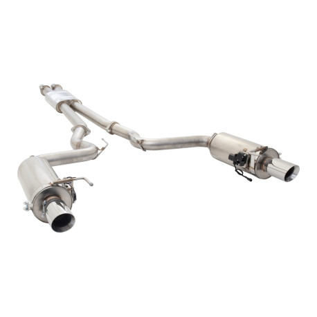  XFORCE exhaust systems XForce 3" Cat-Back System + Round Varex Mufflers for FORD MUSTANG 2015-2017 GT FASTBACK 5.0L | races-shop.com