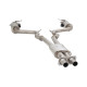  XFORCE exhaust systems XForce 3" Cat-Back System + Round Varex Mufflers for FORD MUSTANG 2015-2017 GT FASTBACK 5.0L | races-shop.com
