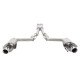  XFORCE exhaust systems XForce 3" Cat-Back System + Round Varex Mufflers for FORD MUSTANG 2015-2017 GT FASTBACK 5.0L | races-shop.com