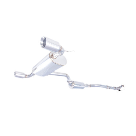  XFORCE exhaust systems XForce 3" Turbo-Back System + Varex Muffler for FORD FOCUS 2006-2011 ST | races-shop.com