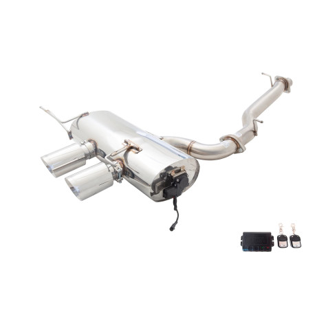  XFORCE exhaust systems 3" Cat-Back System with Varex Muffler for VOLKSWAGEN GOLF 2010-2012 R MK 6 | races-shop.com