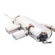  XFORCE exhaust systems 3" Cat-Back System with Varex Muffler for VOLKSWAGEN GOLF 2010-2012 R MK 6 | races-shop.com