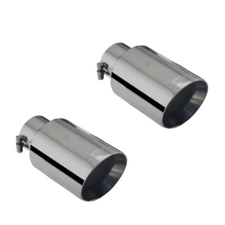  XFORCE exhaust systems XForce 4" Tips for FORD FOCUS 2013-2018 ST, black | races-shop.com