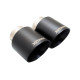  XFORCE exhaust systems XForce 4.5" Tips for HYUNDAI I30 2018- N PERFORMANCE 2.0L TURBO, black | races-shop.com