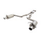  XFORCE exhaust systems XForce 3" Cat-Back System + Round Mufflers for FORD MUSTANG 2015-2017 GT FASTBACK 5.0L | races-shop.com