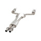  XFORCE exhaust systems XForce 3" Cat-Back System + Round Mufflers for FORD MUSTANG 2015-2017 GT FASTBACK 5.0L | races-shop.com
