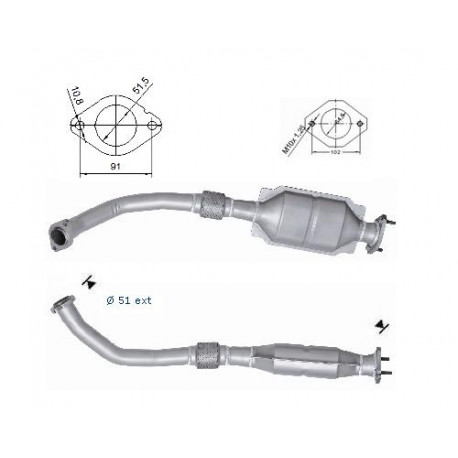 Direc fit CAT and DPF Magnaflow Magnaflow Catalytic Converter for ISUZU | races-shop.com