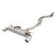  XFORCE exhaust systems 2.5-3" Cat-Back System Varex Muffler for BMW Series 1 2016-2019 F20 M140i | races-shop.com