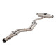  XFORCE exhaust systems 2.5-3" Cat-Back System Varex Muffler for BMW Series 1 2016-2019 F20 M140i | races-shop.com