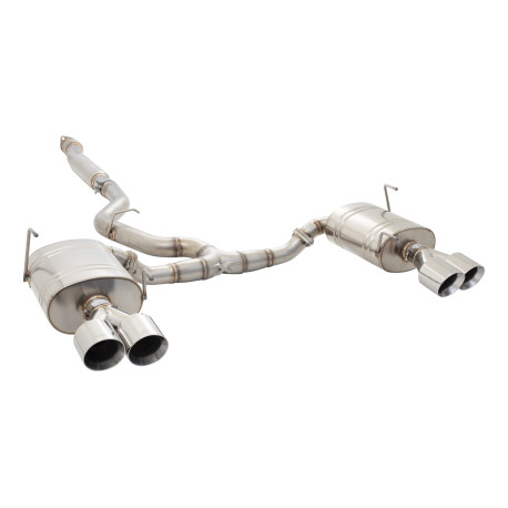  XFORCE exhaust systems 3" Cat-Back System with Oval Mufflers (STREET SYSTEM) for SUBARU IMPREZA 2011-2014 WRX SEDAN (G3) S2 | races-shop.com