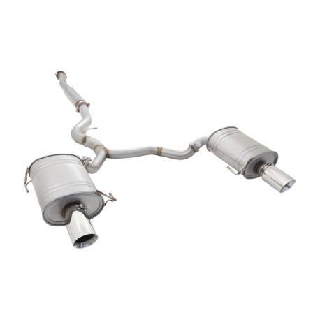  XFORCE exhaust systems XForce 3" Cat-Back System + Round Mufflers for SUBARU LEGACY 2006-2009 GEN 4 GT BL9 BP9 EJ25 TURBO | races-shop.com