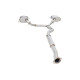  XFORCE exhaust systems XForce 3" Cat-Back System + Round Mufflers for SUBARU LEGACY 2006-2009 GEN 4 GT BL9 BP9 EJ25 TURBO | races-shop.com