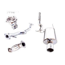 XFORCE 76 mm Turbo-Back System for MITSUBISHI LANCER 2001-2007 EVO 7, 8, 9 (without approval)