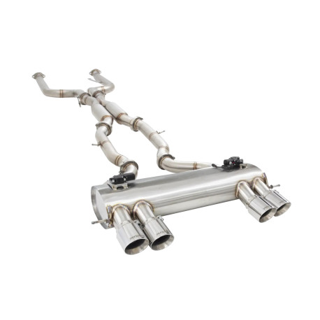  XFORCE exhaust systems 3" Twin Cat-Back System Varex Muffler for BMW M3 2020- G80 COMPETITION | races-shop.com