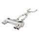  XFORCE exhaust systems 3" Twin Cat-Back System Varex Muffler for BMW M3 2020- G80 COMPETITION | races-shop.com