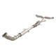  XFORCE exhaust systems XForce 3" Cat-Back System, Titanium + Burnt Blue Tips for TOYOTA YARIS 2021- GR | races-shop.com