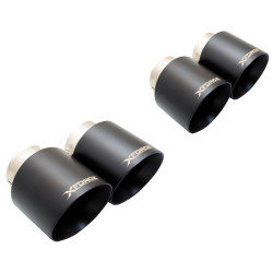 4" Matt Black Tips for BMW M3 2020- G80 COMPETITION