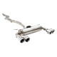  XFORCE exhaust systems Dual 2.5"-3" Cat-Back System Varex Muffler for BMW M2 2015-2021 F87 | races-shop.com