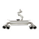  XFORCE exhaust systems Dual 2.5"-3" Cat-Back System Varex Muffler for BMW M2 2015-2021 F87 | races-shop.com