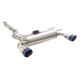  XFORCE exhaust systems 3" Cat-Back System with Varex Muffler for SUBARU BRZ 2022- ZD8 | races-shop.com