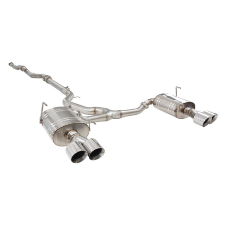  XFORCE exhaust systems 3" Cat-Back Street System for SUBARU WRX STI 2022- WRX VB SEDAN | races-shop.com