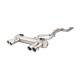 XFORCE exhaust systems XForce 2.5" Twin Cat-Back System Varex Muffler for BMW M3 2014-2019 F80 | races-shop.com