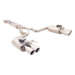 2.5" Cat-Back System with Oval Varex Mufflers for FORD MUSTANG 2017-2022 FN ECOBOOST 2.3L