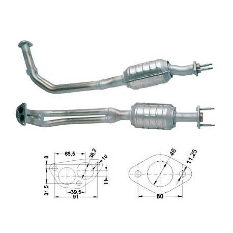 Direc fit CAT and DPF Magnaflow Magnaflow Catalytic Converter for LANCIA | races-shop.com