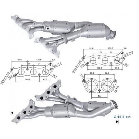 Direc fit CAT and DPF Magnaflow Magnaflow Catalytic Converter for LEXUS | races-shop.com