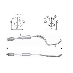 Magnaflow Catalytic Converter for MAZDA