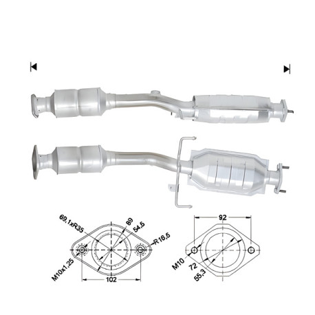 Direc fit CAT and DPF Magnaflow Magnaflow Catalytic Converter for MAZDA | races-shop.com