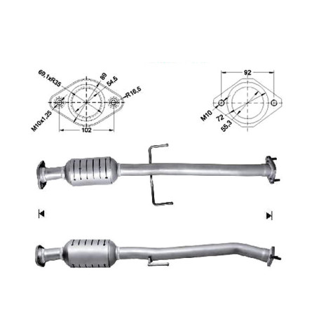 Direc fit CAT and DPF Magnaflow Magnaflow Catalytic Converter for MAZDA | races-shop.com