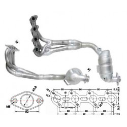 Magnaflow Catalytic Converter for MERCEDES