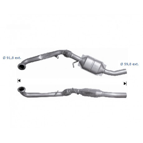 Direc fit CAT and DPF Magnaflow Magnaflow Catalytic Converter for MERCEDES | races-shop.com
