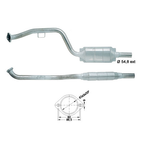 Direc fit CAT and DPF Magnaflow Magnaflow Catalytic Converter for MERCEDES | races-shop.com