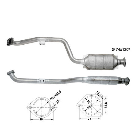 Direc fit CAT and DPF Magnaflow Magnaflow Catalytic Converter for MERCEDES | races-shop.com
