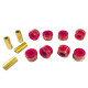 Polyurethane bushings PEDDERS polyurethane rear subframe bushes, 4 pcs | races-shop.com
