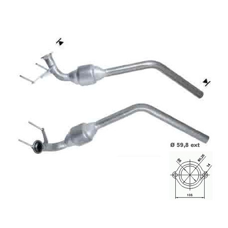 Direc fit CAT and DPF Magnaflow Magnaflow Catalytic Converter for MERCEDES | races-shop.com