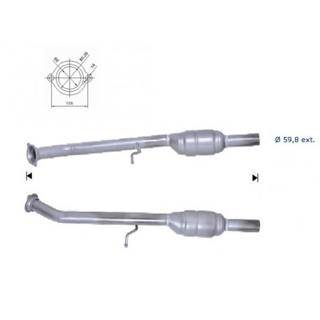 Direc fit CAT and DPF Magnaflow Magnaflow Catalytic Converter for MERCEDES | races-shop.com