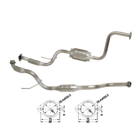 Direc fit CAT and DPF Magnaflow Magnaflow Catalytic Converter for MERCEDES | races-shop.com