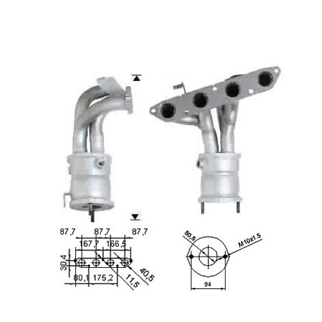 Direc fit CAT and DPF Magnaflow Magnaflow Catalytic Converter for MG ROVER | races-shop.com
