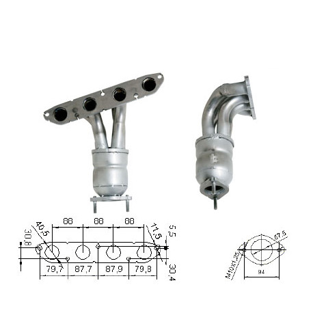 Direc fit CAT and DPF Magnaflow Magnaflow Catalytic Converter for MG ROVER | races-shop.com