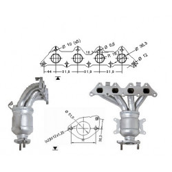 Magnaflow Catalytic Converter for MITSUBISHI
