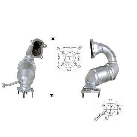 Direc fit CAT and DPF Magnaflow Magnaflow Catalytic Converter for MITSUBISHI | races-shop.com