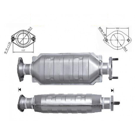 Direc fit CAT and DPF Magnaflow Magnaflow Catalytic Converter for MITSUBISHI | races-shop.com