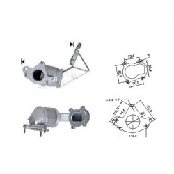 Magnaflow Catalytic Converter for NISSAN OPEL RENAULT